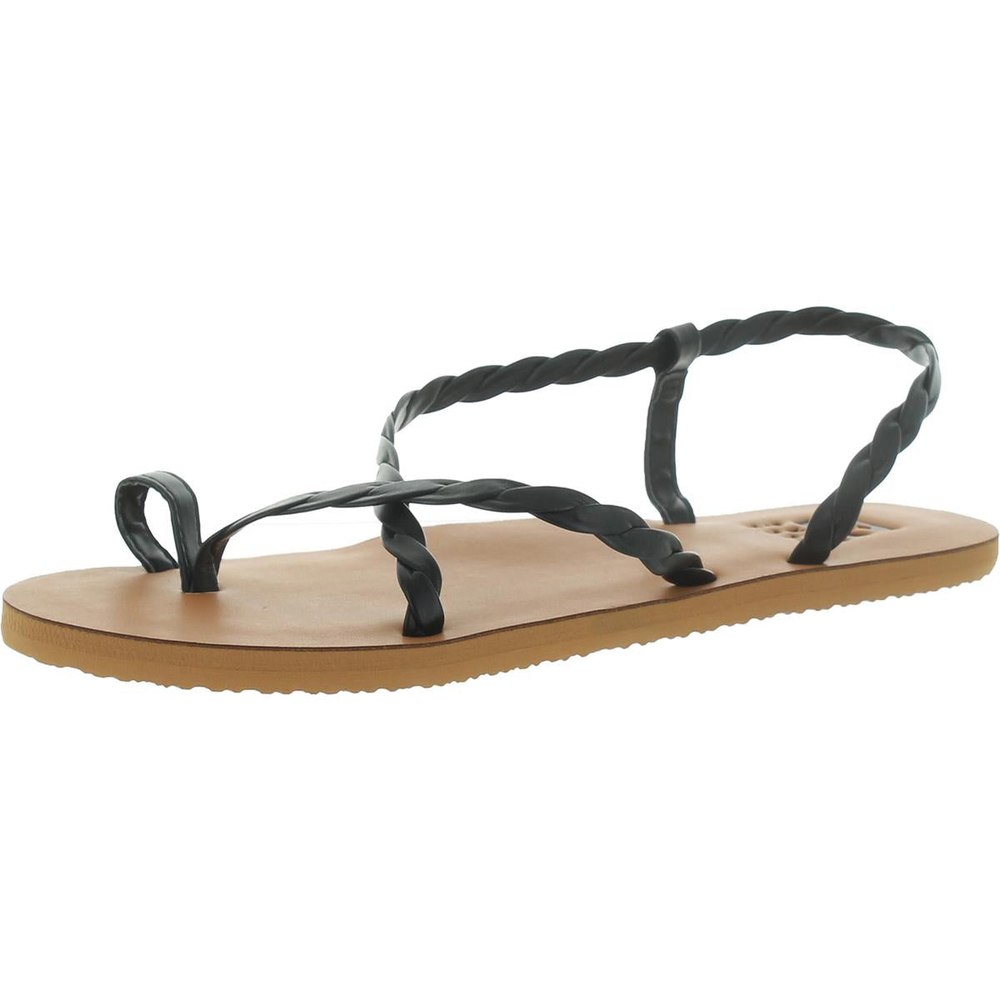 Agua Waves Toe Loop Woven Flip-Flops