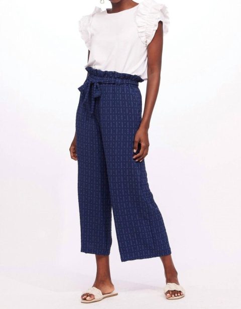 Adalyn Cropped Pants In Indigo 7670796189756