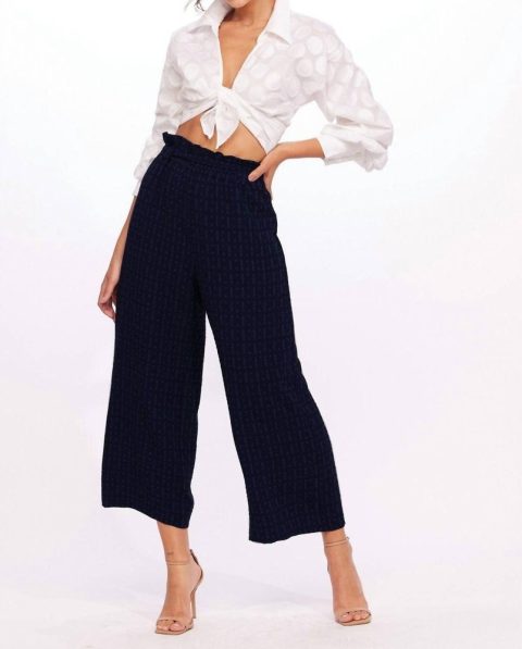 Adalyn Cropped Pants In Black 7670813098044