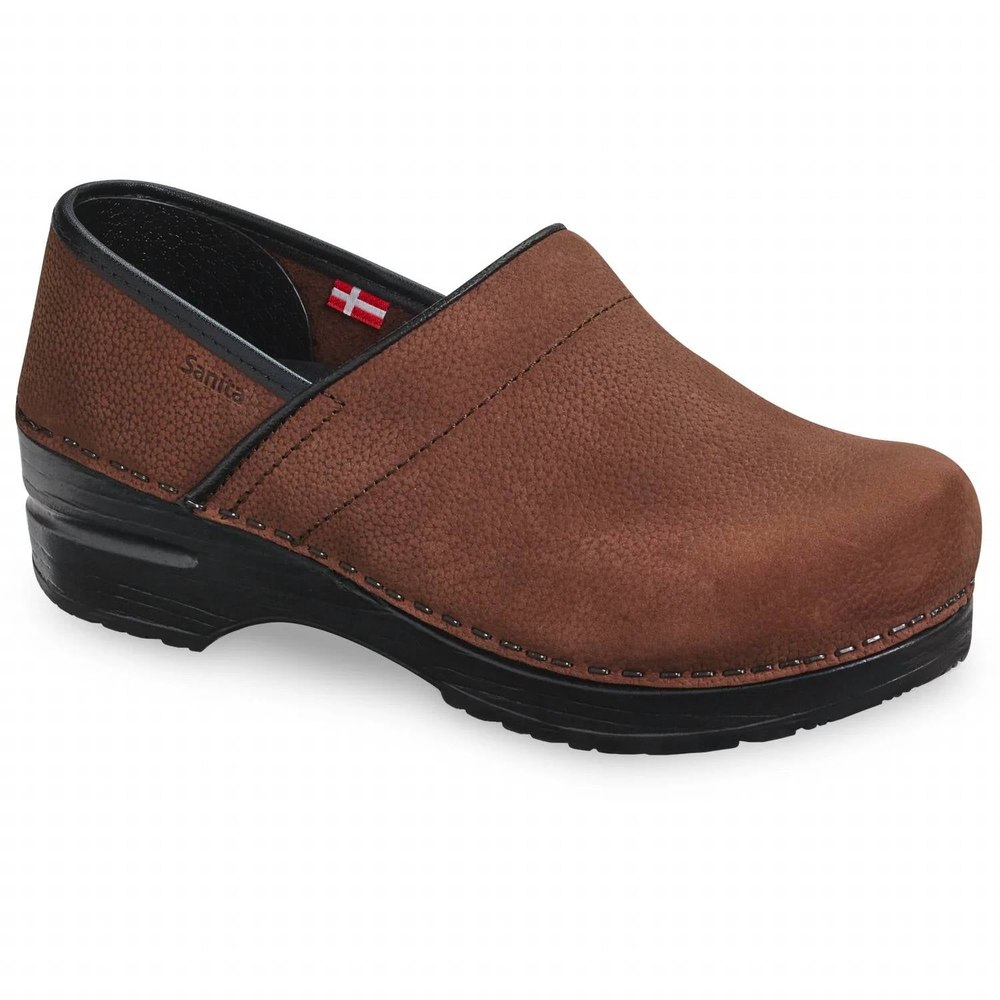 Women’s Original Professional Textured Oil Clog In Antique Brown 7765039317052