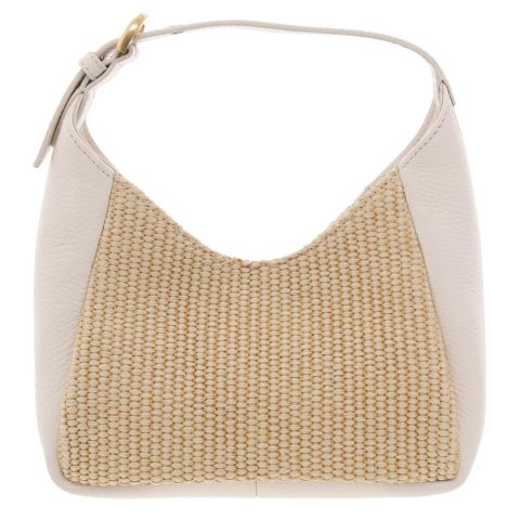 Marza Mixed Media Leather Shoulder Handbag