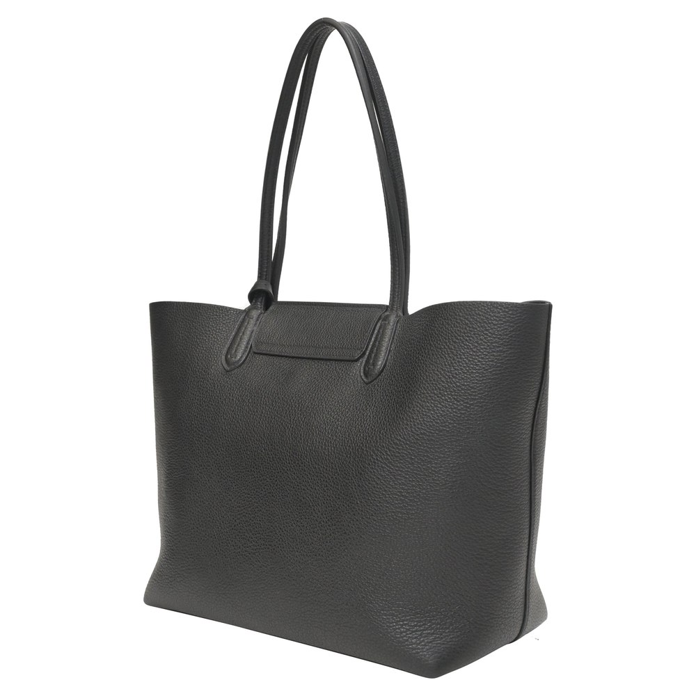 Ferragamo Travel Tote in Black Leather 7765052325948
