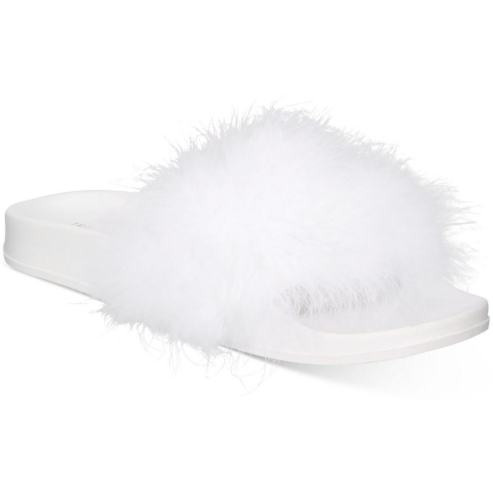 Turkey Feathers Feathers Slide Sandals