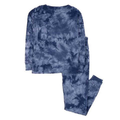 Kids Two Piece Cotton Pajamas Tie Dye Boys