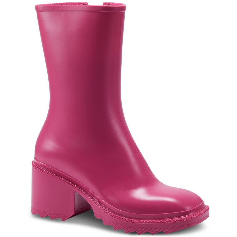 EverettP Block Heel Square Toe Mid-Calf Boots