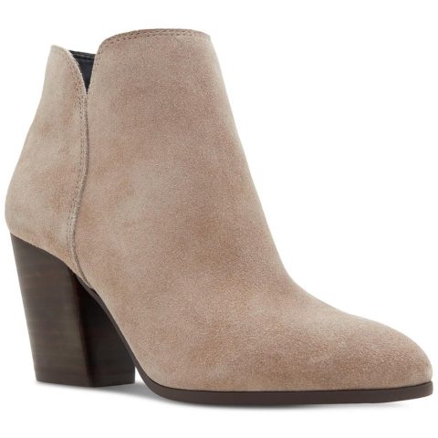 Blanka Zipper Almond Toe Booties