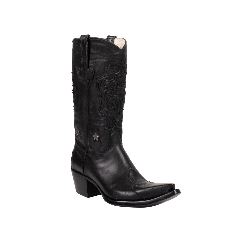 Chrome Hearts Western Cowboy Boots – Black