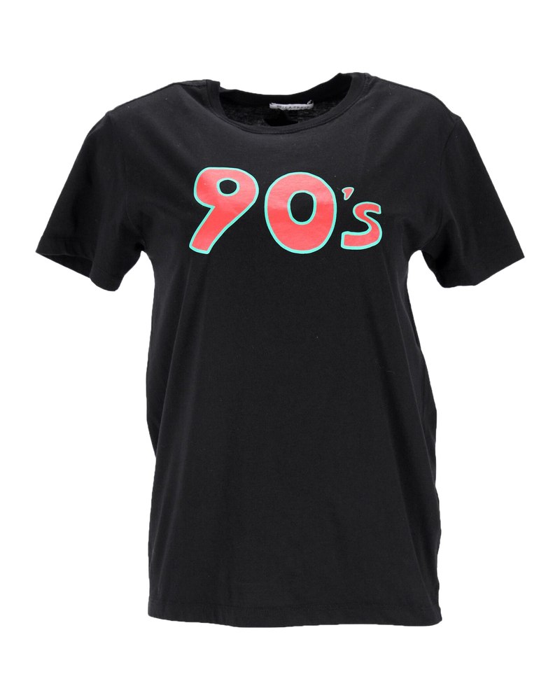 Bella Freud 90’s Print T-Shirt in Black Cotton 7766485827644