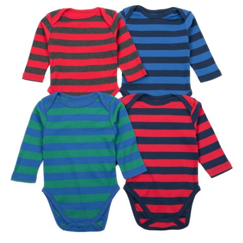 Baby Four Pack Long Sleeve Bodysuit 7195401781308