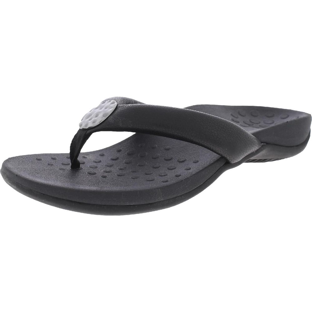 Lida Leather Slip On Thong Sandals