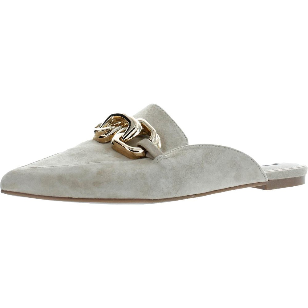 Friends Suede Pointed Toe Loafer Slides