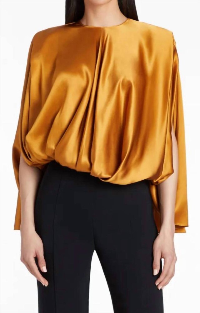 Odessa Silk Top In Antique Bronze