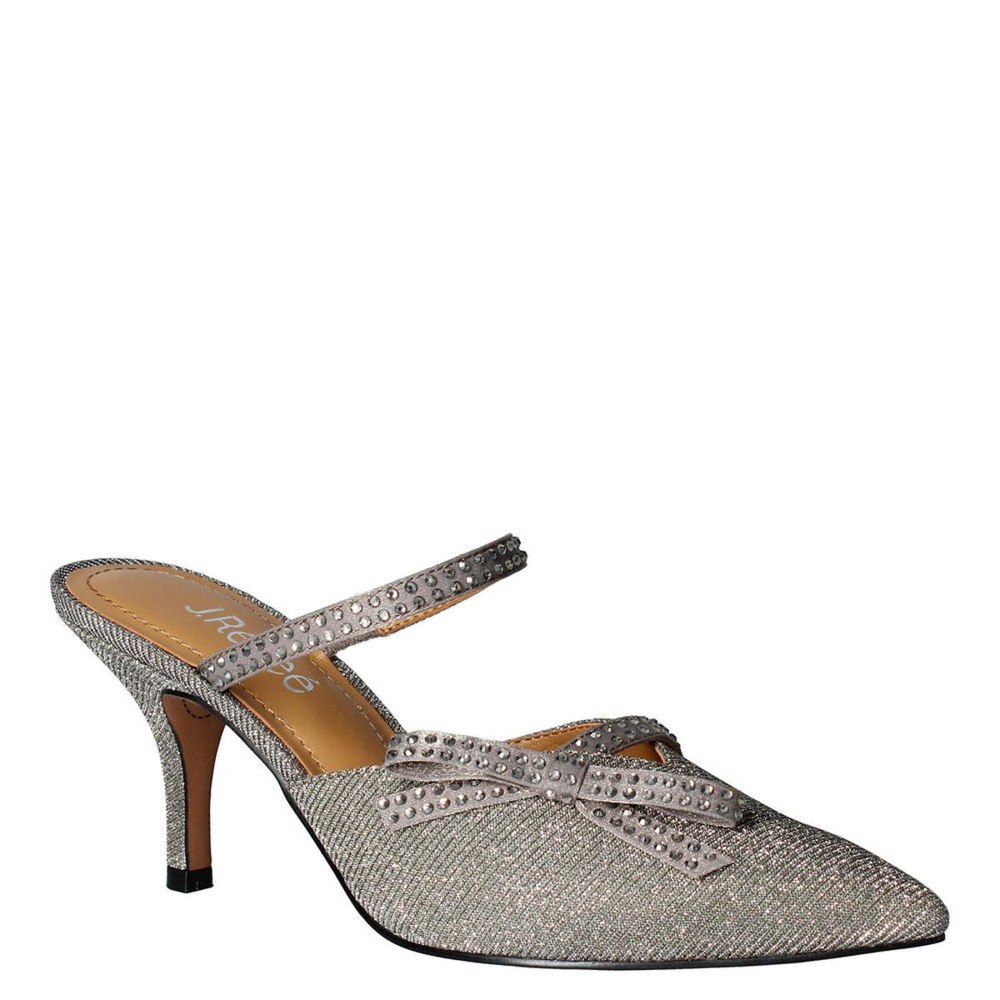 Estelia Slip On Kitten Heel Mules