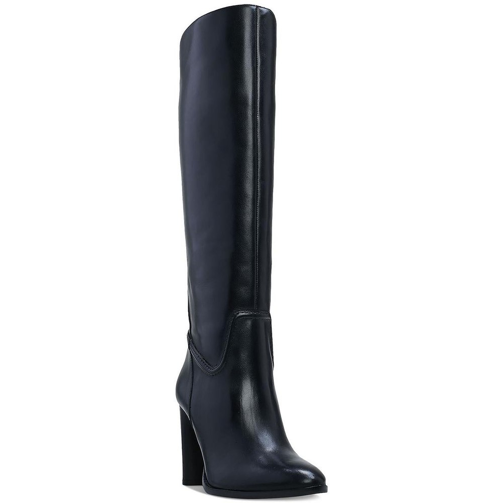 Evangee Leather Tall Knee-High Boots