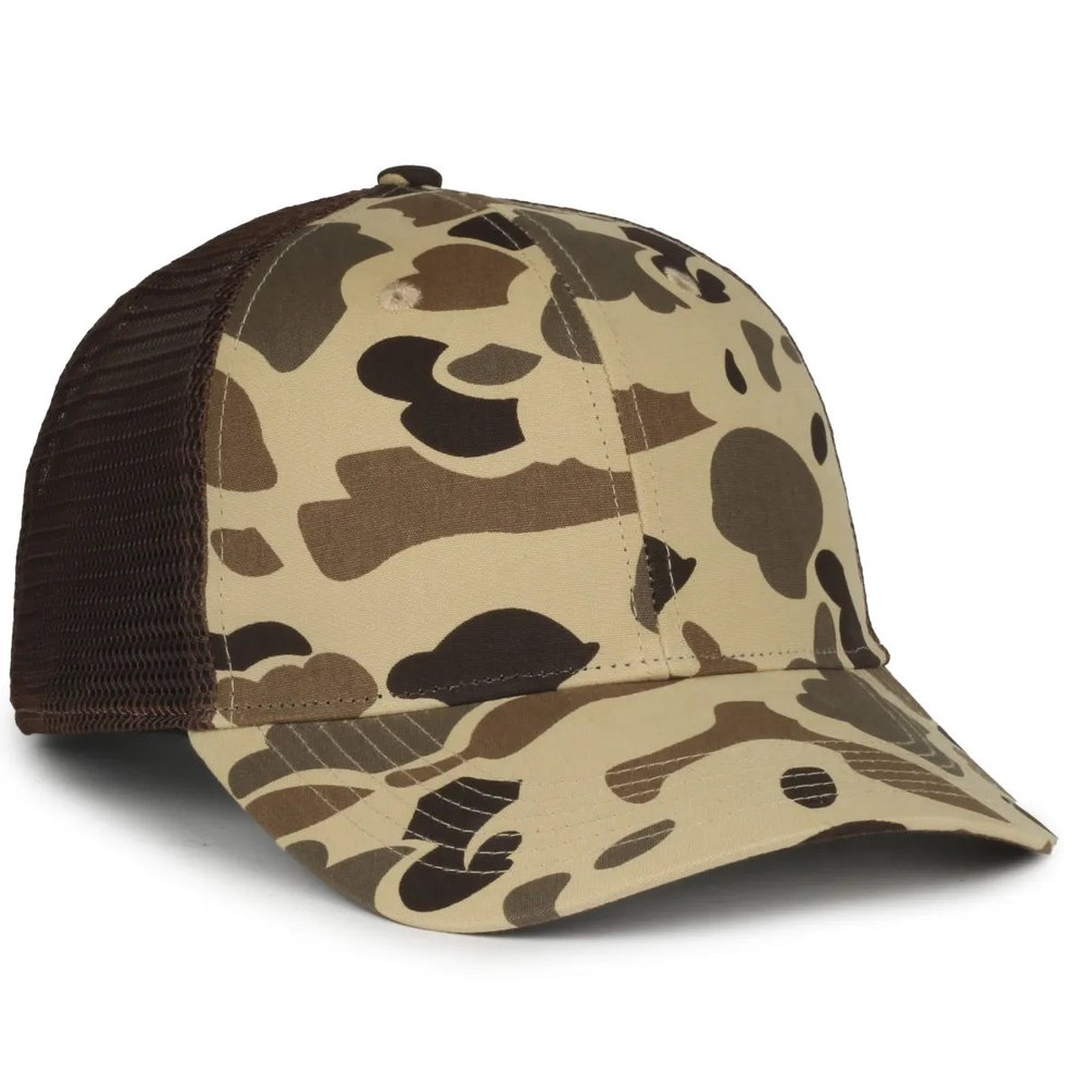 Outdoor Cap GC-100M Vintage Waterfowl Structured Trucker Hat