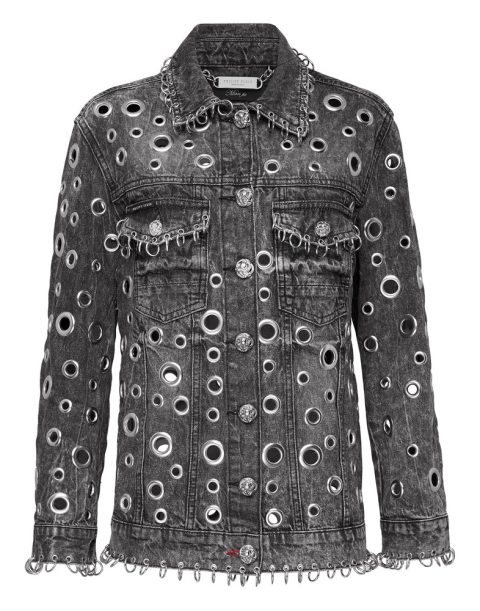 Denim Jacket Metal Rings 7676721528892