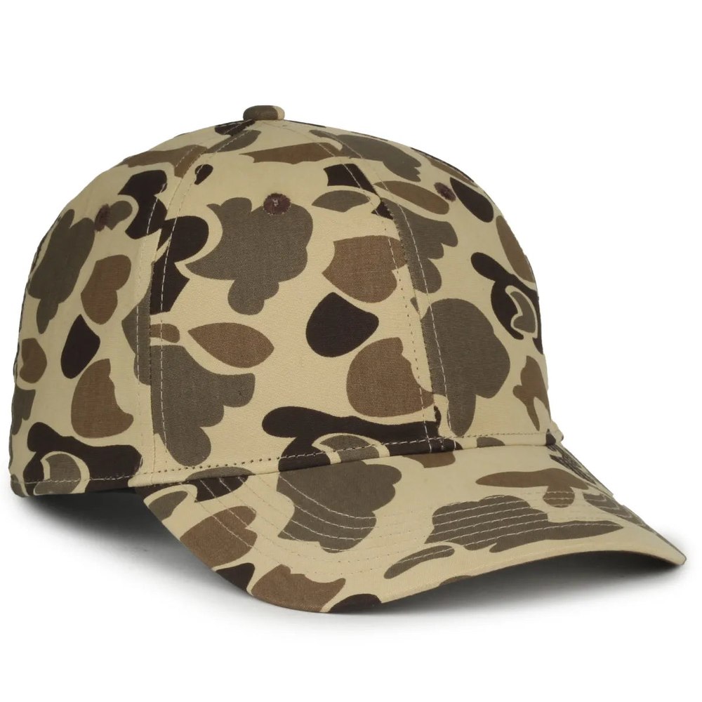 Outdoor Cap GC-100 Vintage Waterfowl Structured Solid Panel Hat