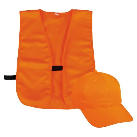 Outdoor Cap BLZCPV Vest Combo with Structured Solid Back Hat