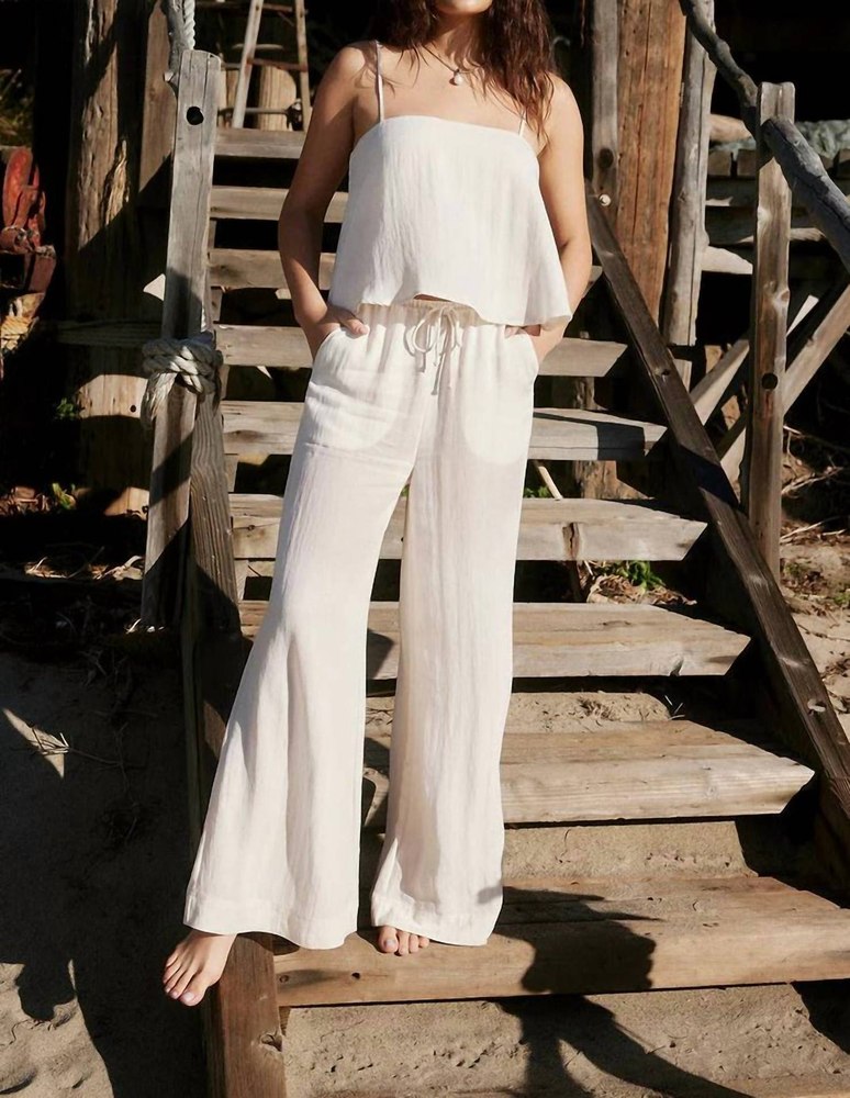 Seashore Pant In Adobe White 7197349085244