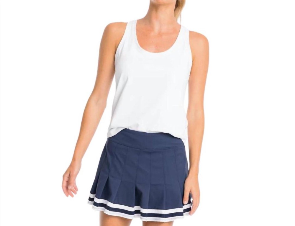 Malia Racerback Tank Top In White 7766642622524