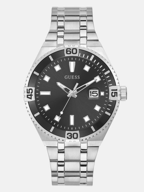 Silver-Tone Analog Watch