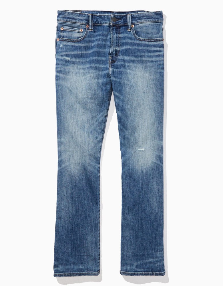 AE AirFlex+ Distressed Original Bootcut Jean 7678395121724