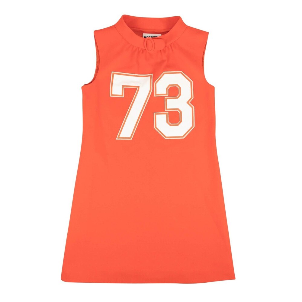 Moschino Couture Jersey Sport Mini Sleeveless Dress – Red