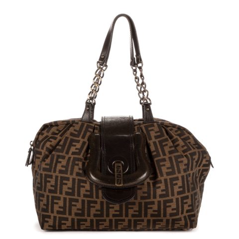 Vintage B Buckle Dome Chain Tote 7827906691132