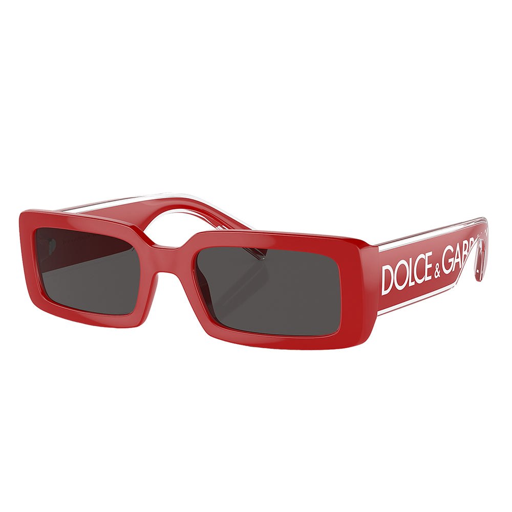 Dolce & Gabbana DG 6187 309687 53mm Womens Rectangle Sunglasses