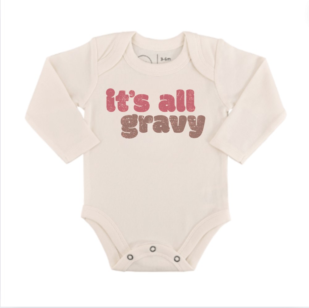 graphic bodysuit | all gravy (long sleeve)