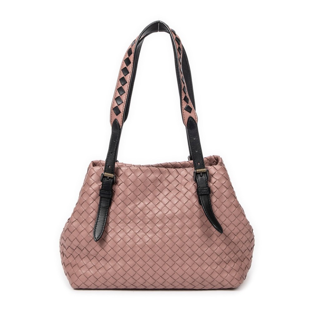 Small Bicolor Cesta Tote 7832578621500
