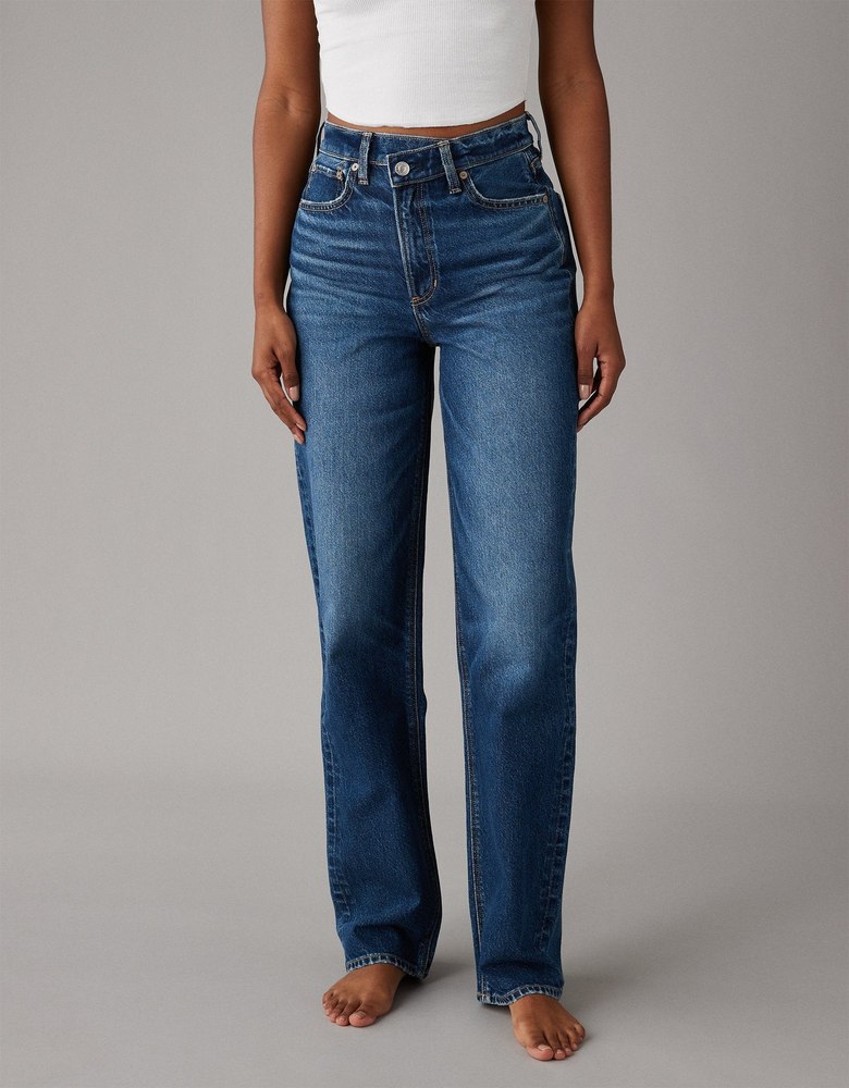 AE Strigid Super High-Waisted Baggy Straight Jean 7703586406460