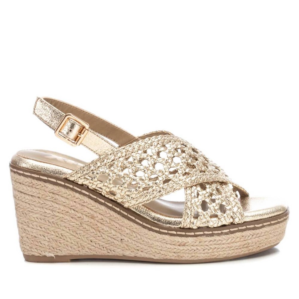 Women’s Wedge Sandals In Gold 7703599808572