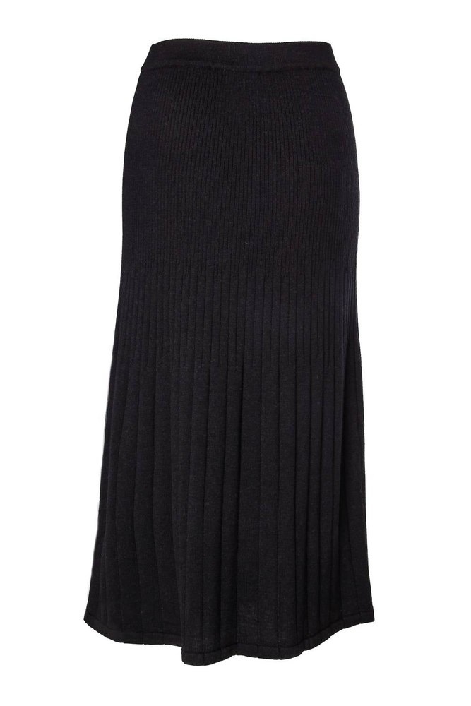 Women’s Solid Skirt In Black 7703661314108