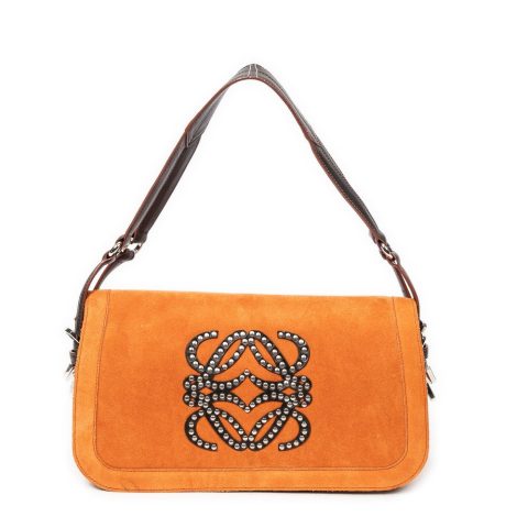 Studded Anagram Flap Bag 7832588222524