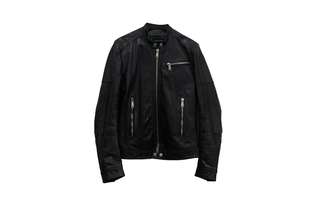Dsquared 2 Moto Jacket in Purple Lambskin Leather 7703685791804
