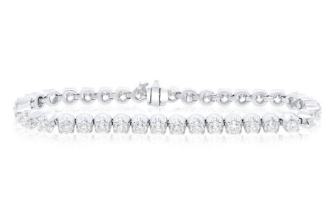 Diana M. 7.20 Carat Diamond Tennis Bracelet