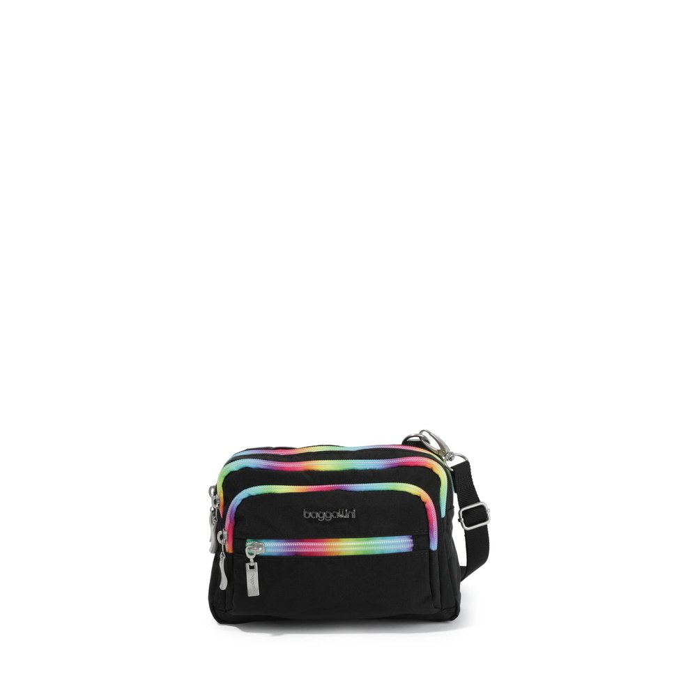 baggallini Women’s Triple Zip Bagg Small Crossbody Bag 7277734887484