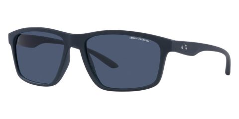 Armani Exchange Men’s 59mm Matte Blue Sunglasses 7805808181308