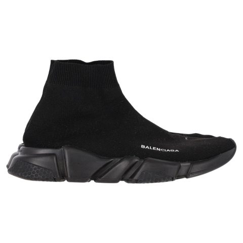 Balenciaga Speed Trainer Sneakers in Black Polyester 7833137348668