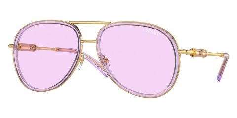 Versace Unisex 60mm Lillac Transparent Sunglasses 7805813063740