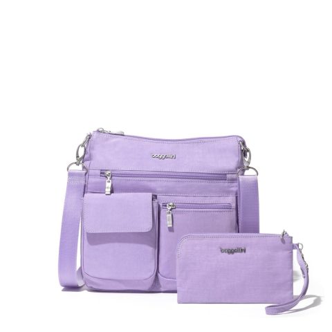 baggallini Women’s Modern Everywhere Slim Crossbody Bag with RFID Wristlet 7277813334076