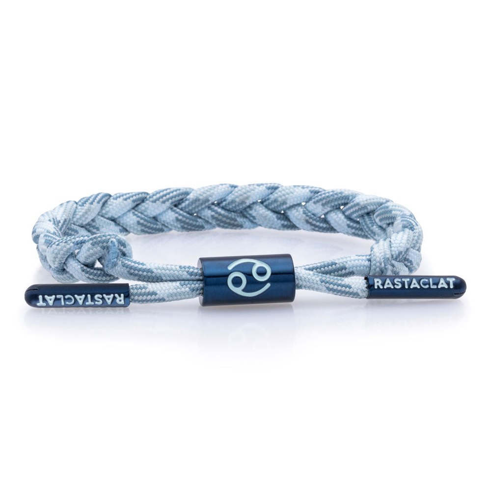 Rastaclat Original Hand Braided Zodiac (Cancer) Adjustable Bracelet