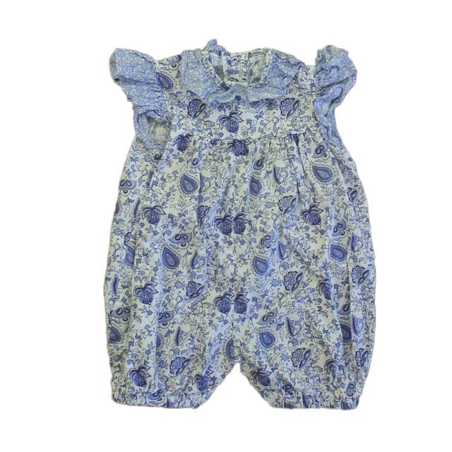 Glorimont Girls Blue | White Romper 7805824598076
