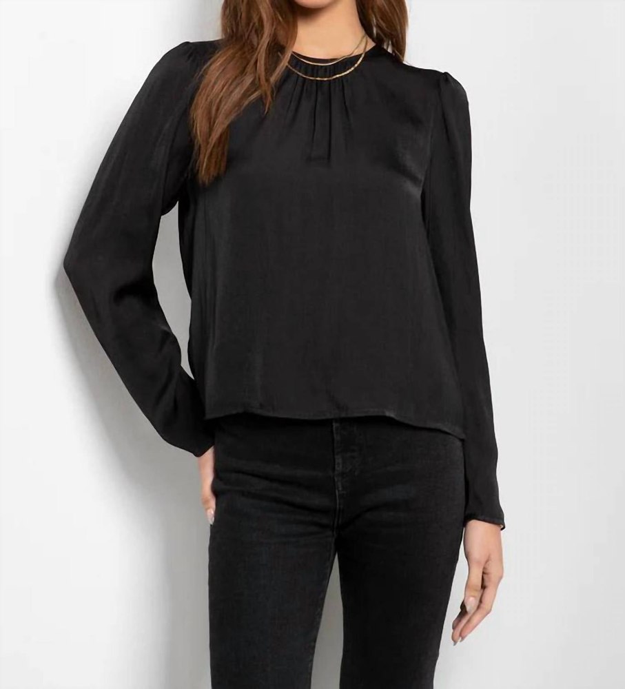 Solid Charise Top In Black