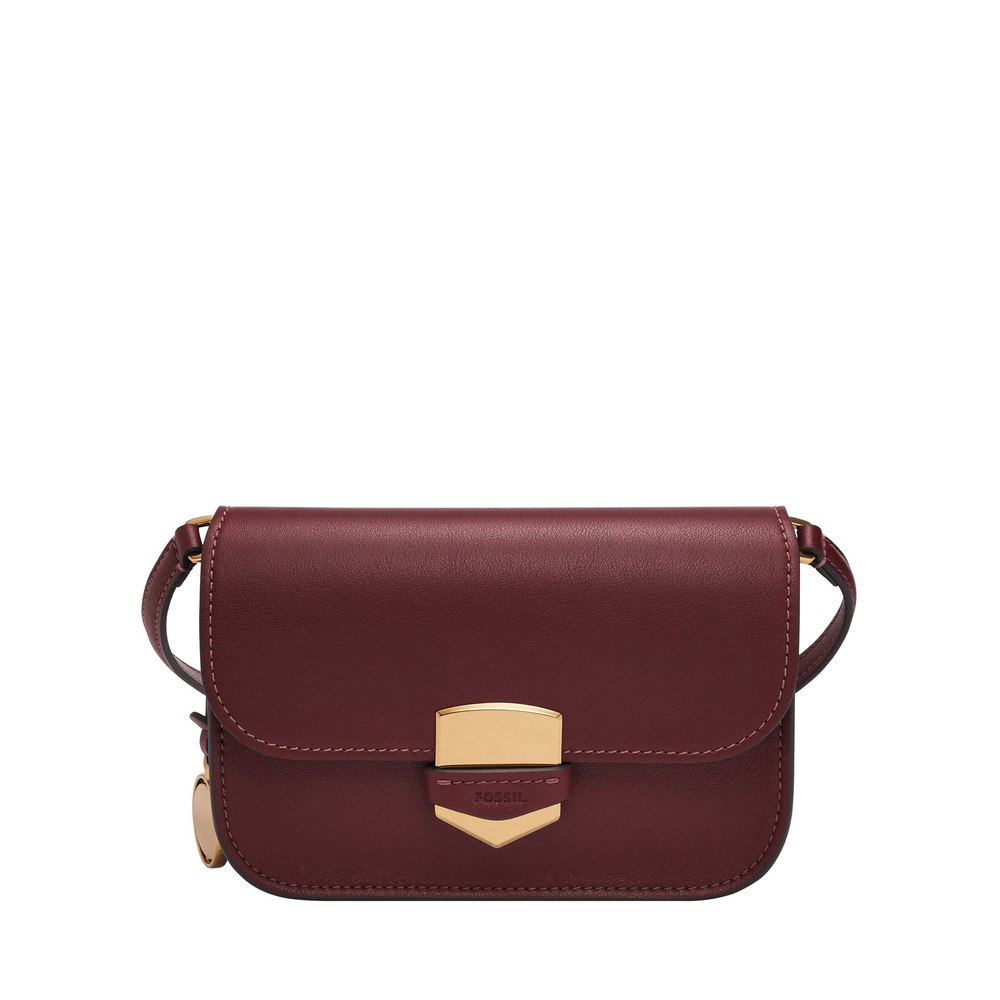 Fossil Women’s Lennox Smooth Cowhide Leather Small Flap Crossbody