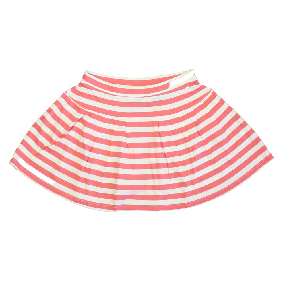 Classic Prep Girls Sunkissed Coral Stripe Skirt Size: 6-14 Years 7805830561852