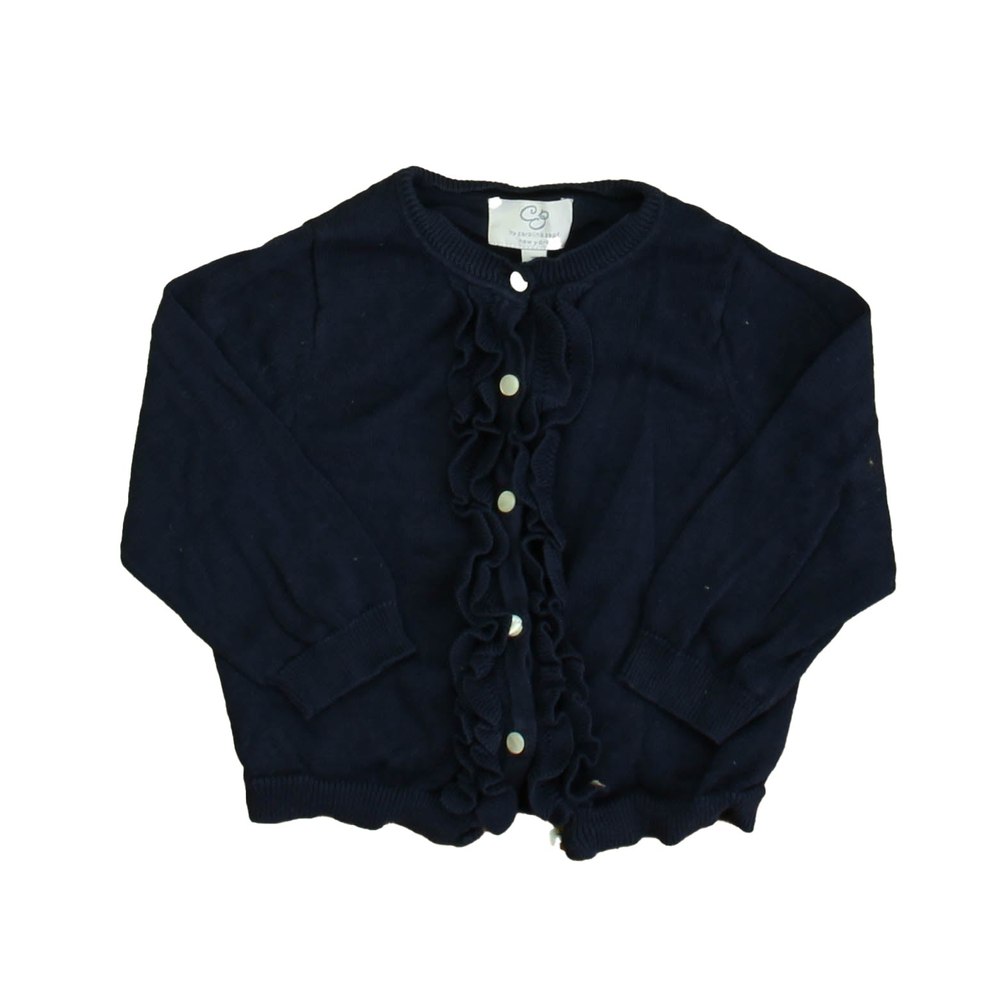 Carolina Zapf Girls Navy Cardigan 7805833838652