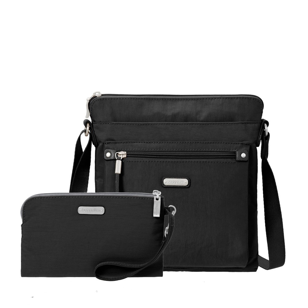 baggallini Go Bagg Crossbody Bag with RFID Wristlet 7277825392700