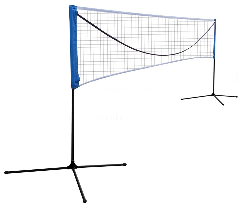 Streamdale Portable Large Volleyball Badminton Tennis Net with Carrying Bag Stand/Frame 14FT 7833243942972